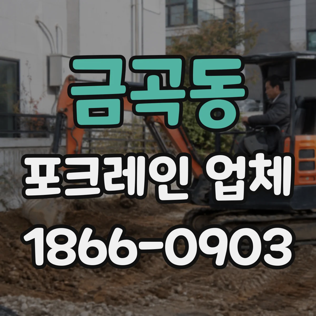 금곡동 포크레인 업체