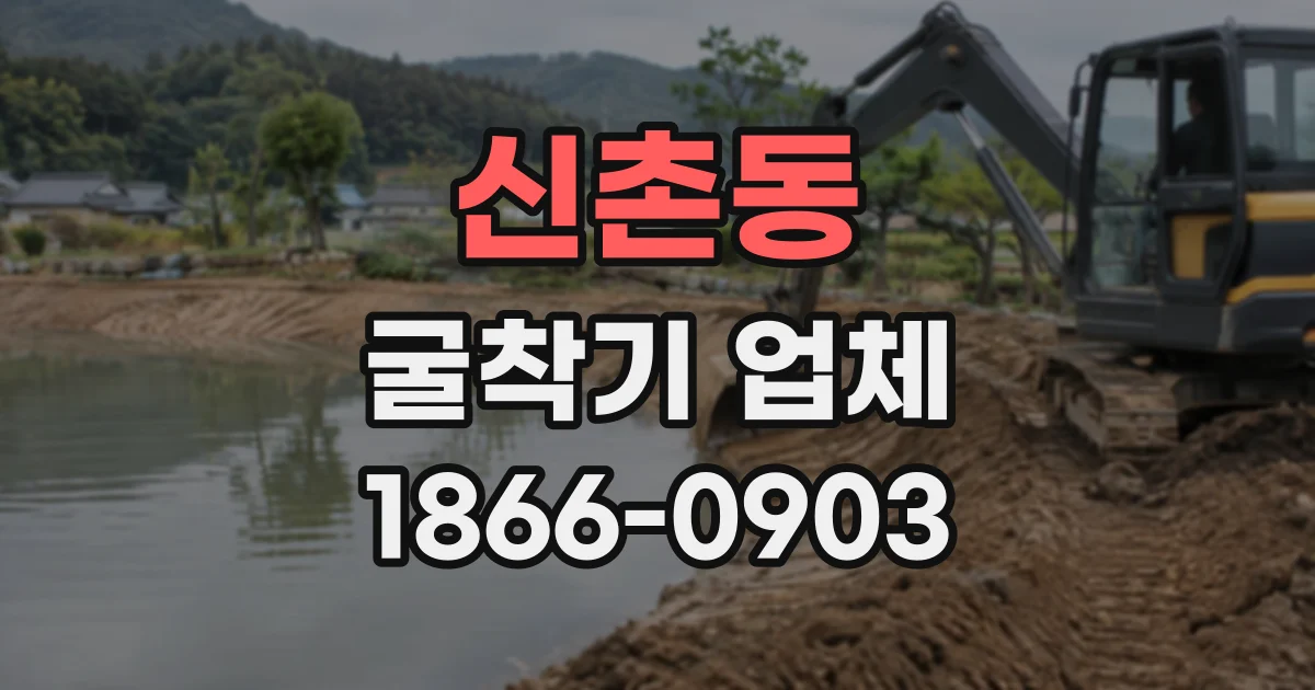 신촌동 굴착기업체