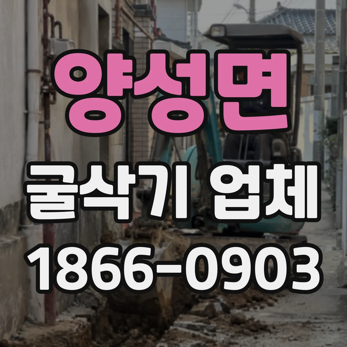 양성면 굴삭기 업체