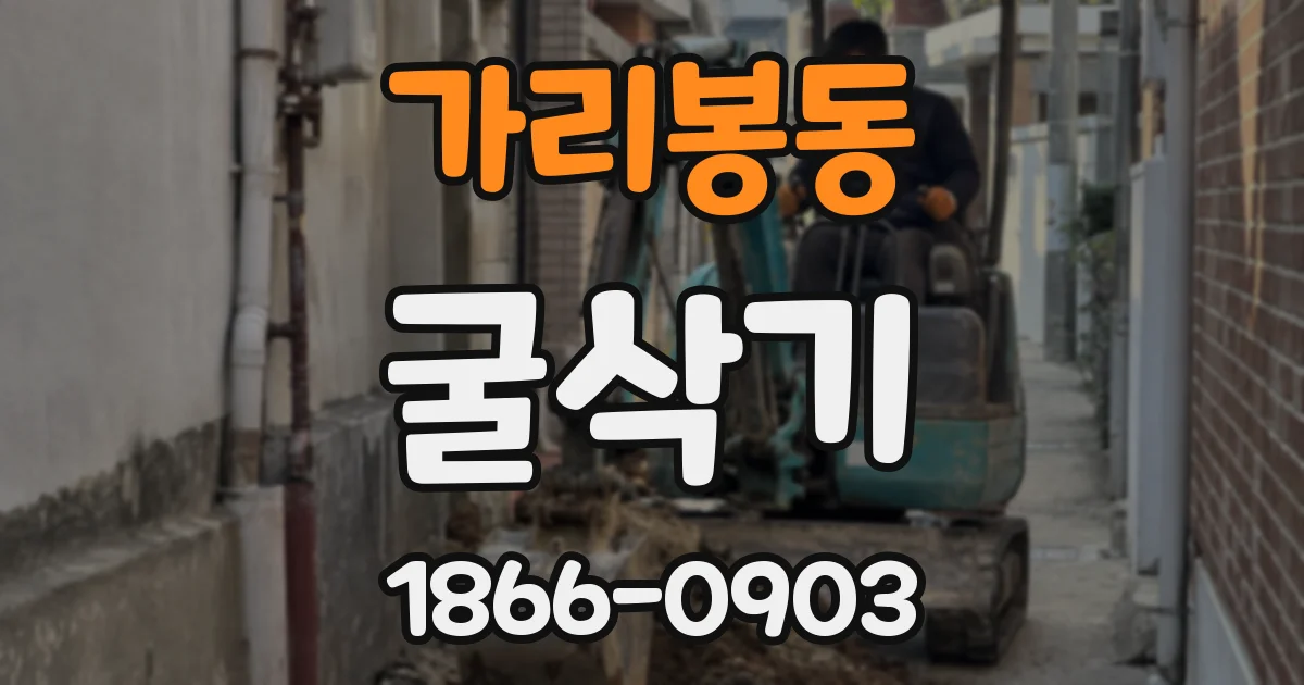 가리봉동 굴삭기