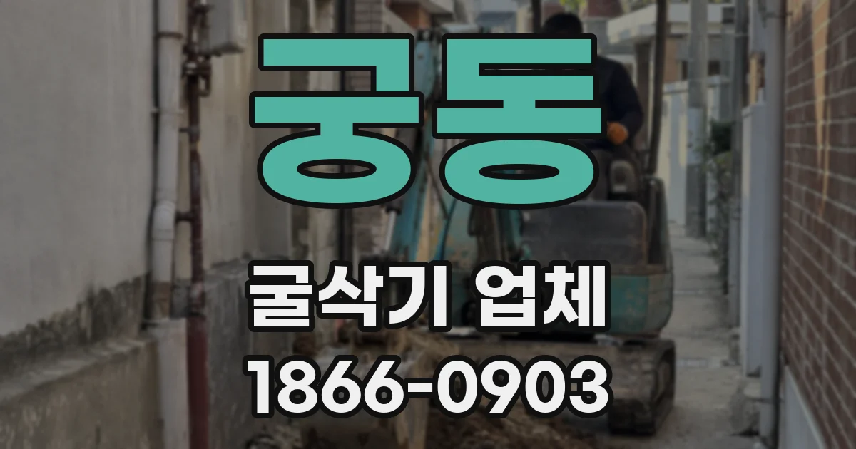 궁동 굴삭기 업체