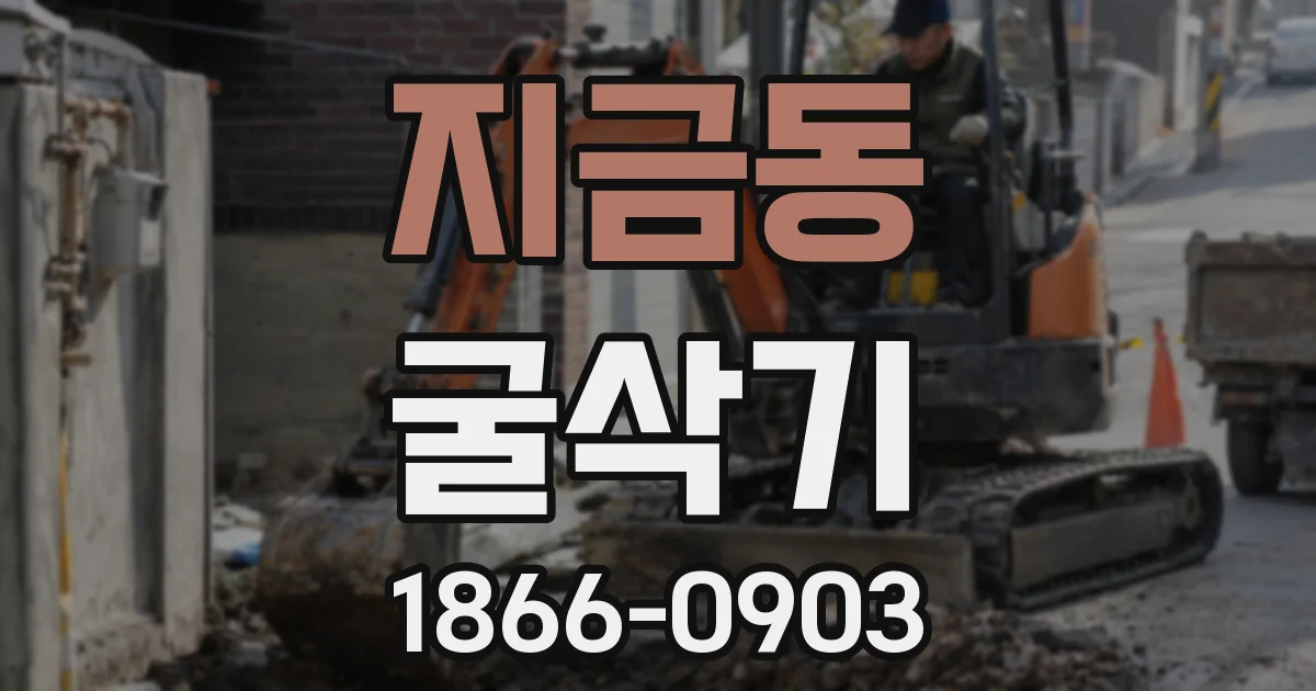 지금동 굴삭기