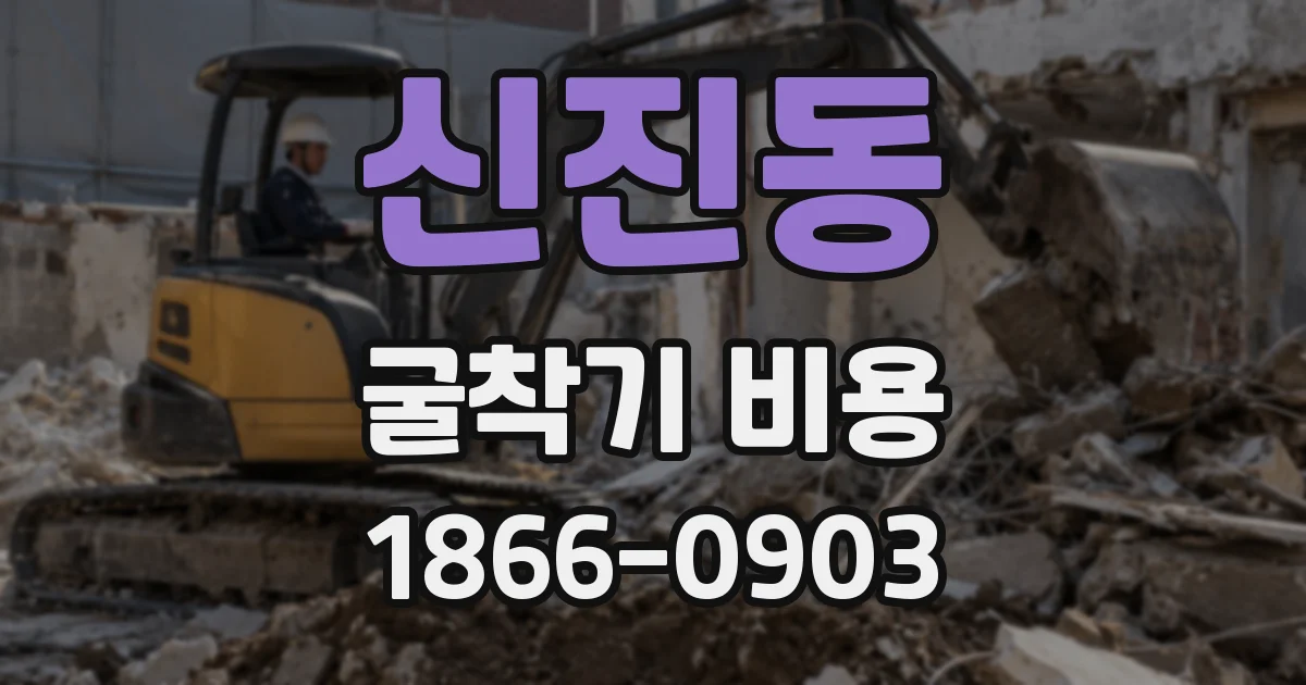 신진동 굴착기 비용