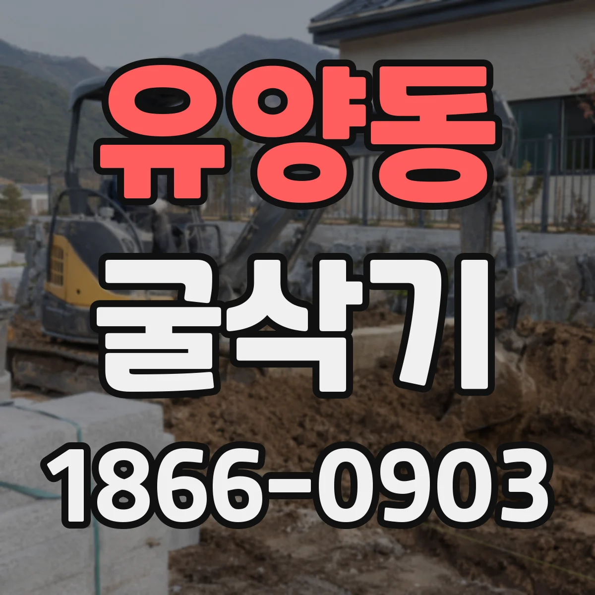유양동 굴삭기
