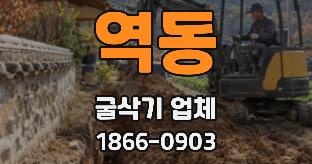 역동 굴삭기 업체