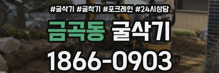 금곡동 굴삭기