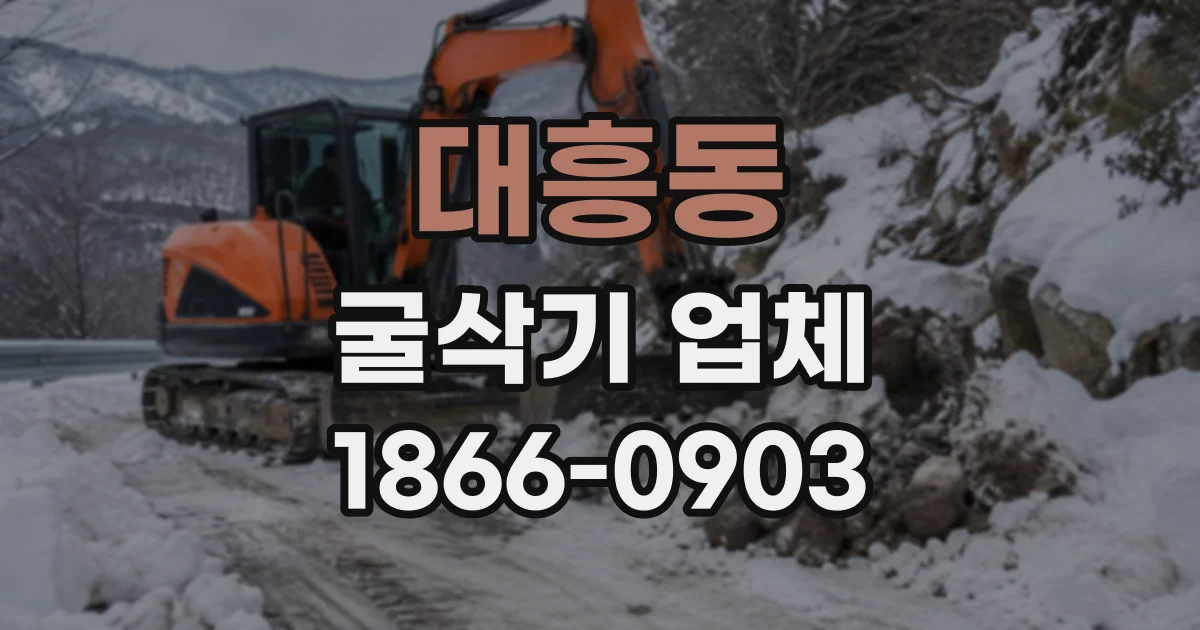 대흥동 굴삭기업체