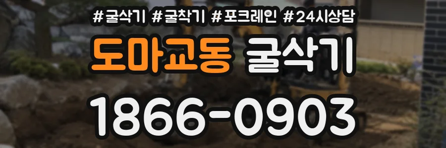 도마교동 굴삭기