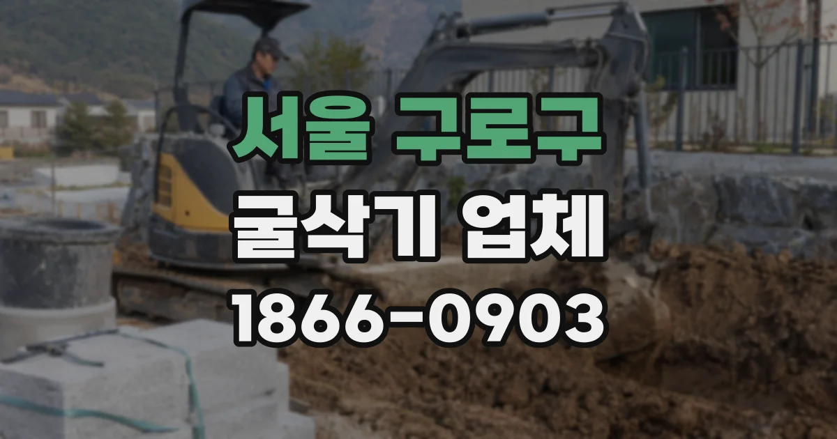 서울 구로구 굴삭기 업체