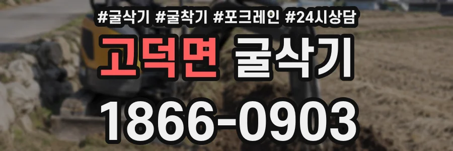 고덕면 굴삭기