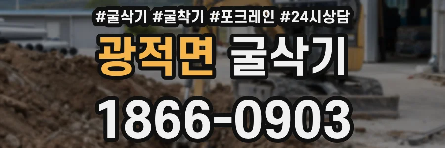 광적면 굴삭기