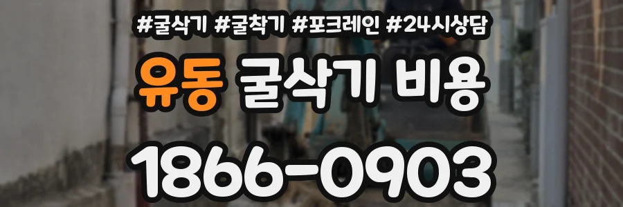 유동 굴삭기 비용