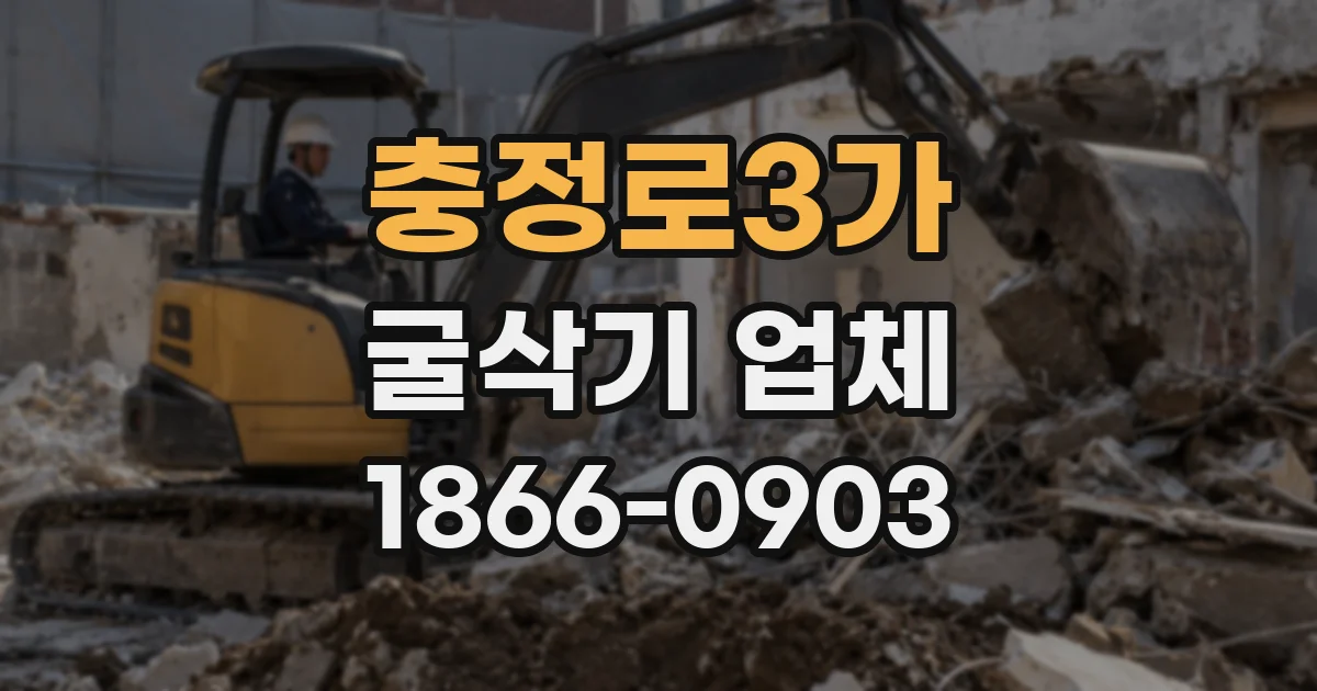 충정로3가 굴삭기 업체