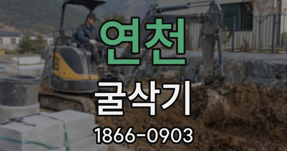 연천 굴삭기