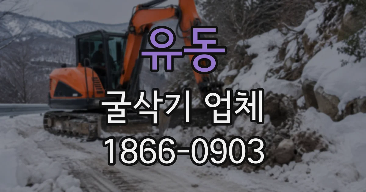 유동 굴삭기업체