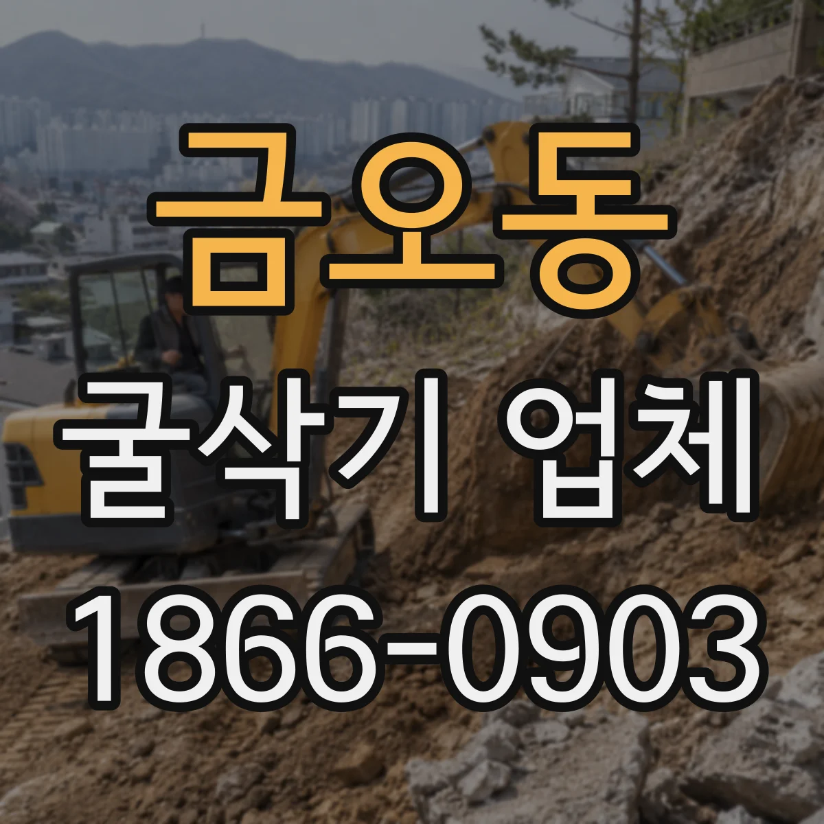 금오동 굴삭기 업체