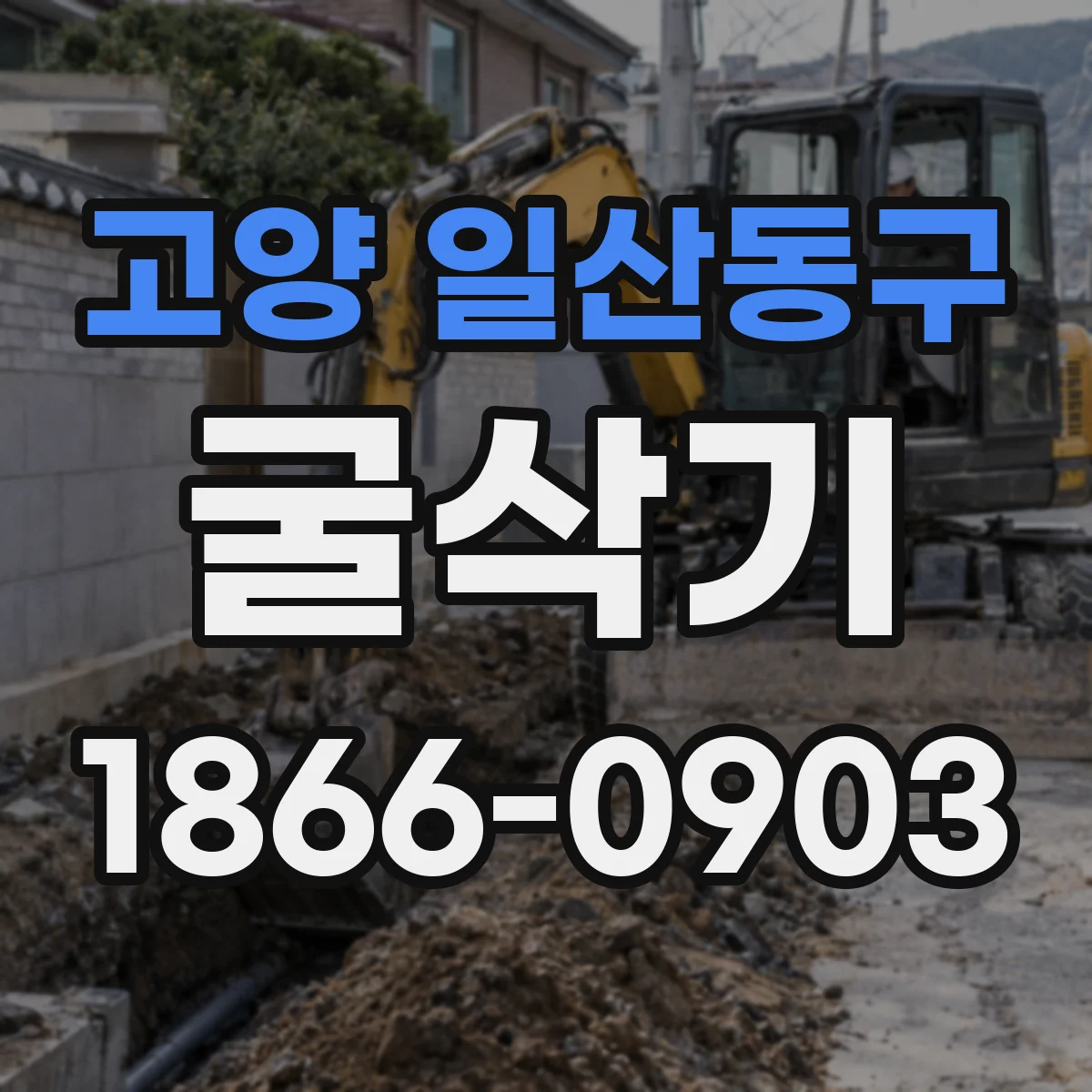 고양 일산동구 굴삭기