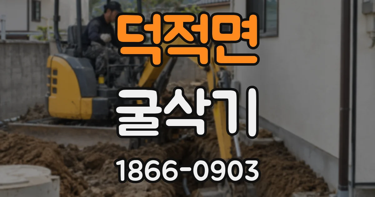 덕적면 굴삭기