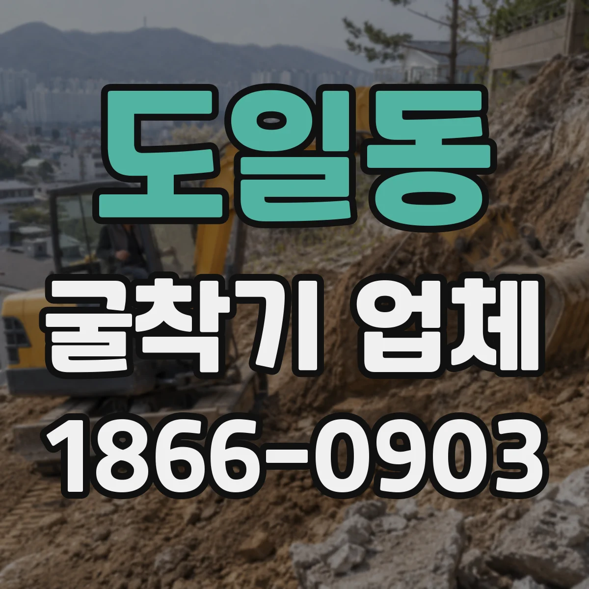 도일동 굴착기 업체
