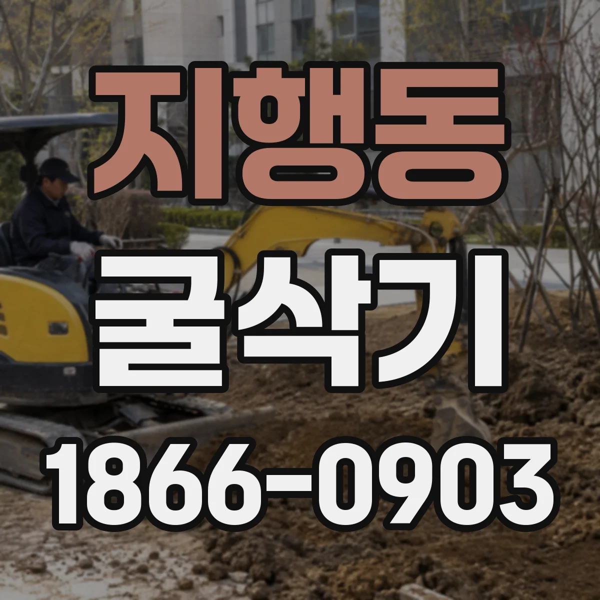 지행동 굴삭기