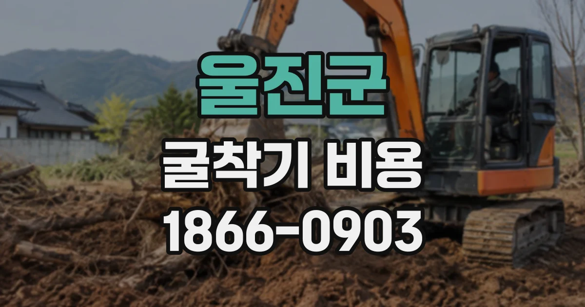 울진군 굴착기비용