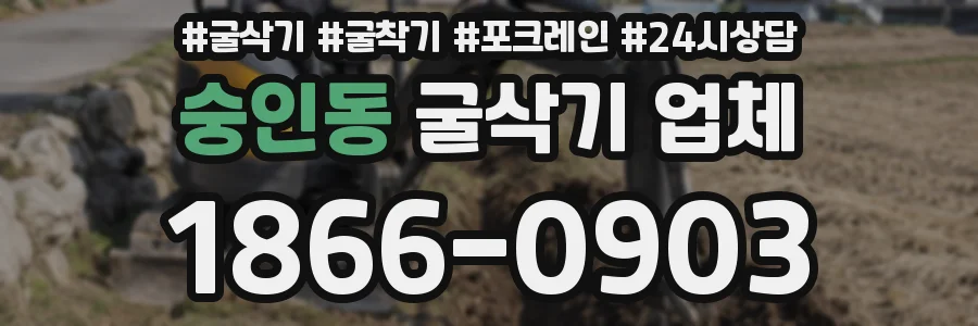 숭인동 굴삭기 업체