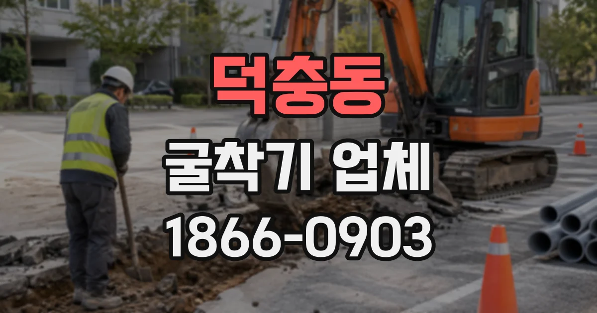 덕충동 굴착기업체