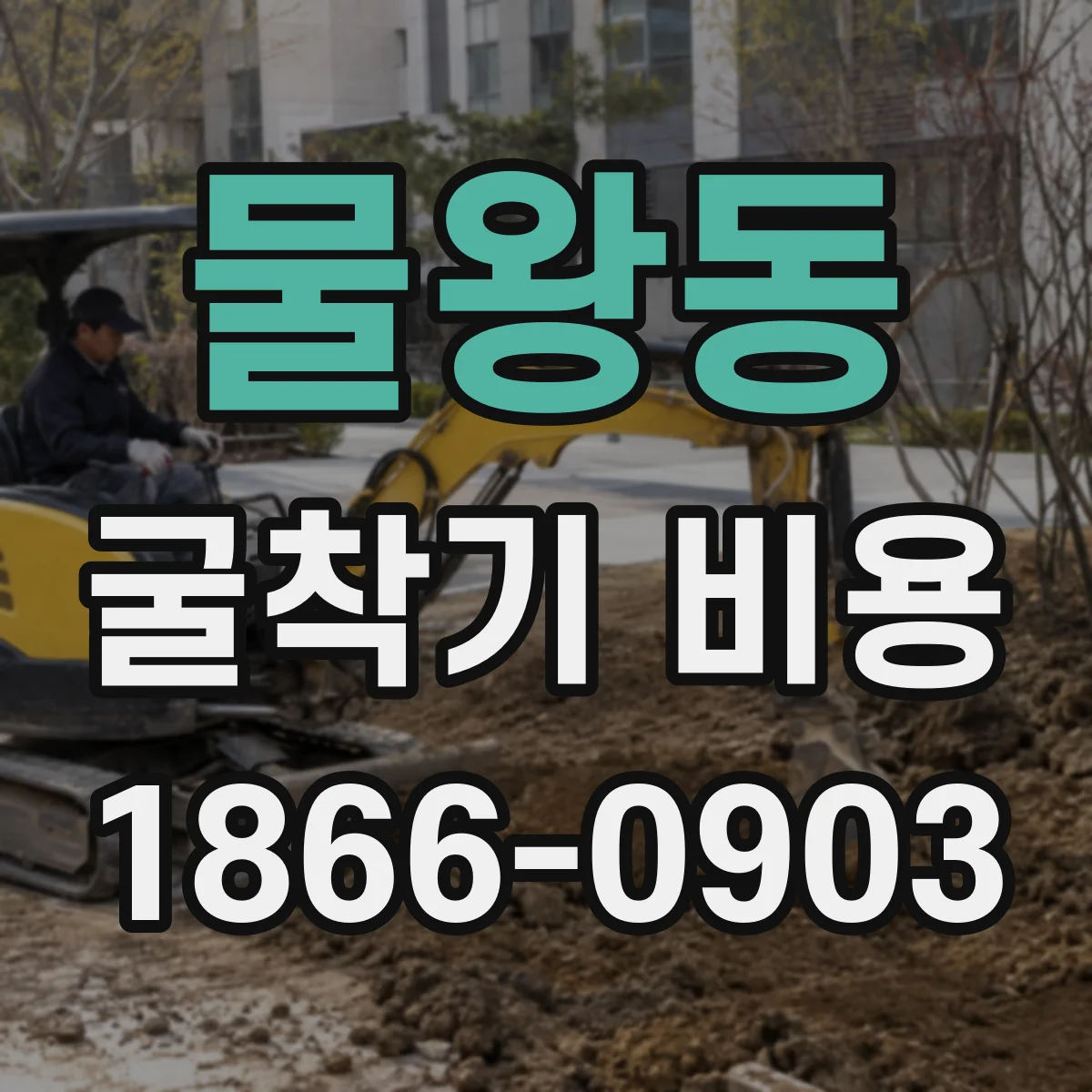 물왕동 굴착기 비용