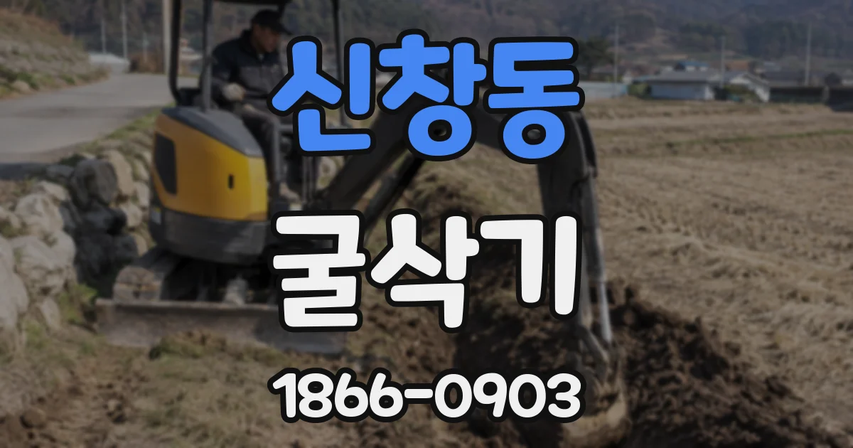 신창동 굴삭기