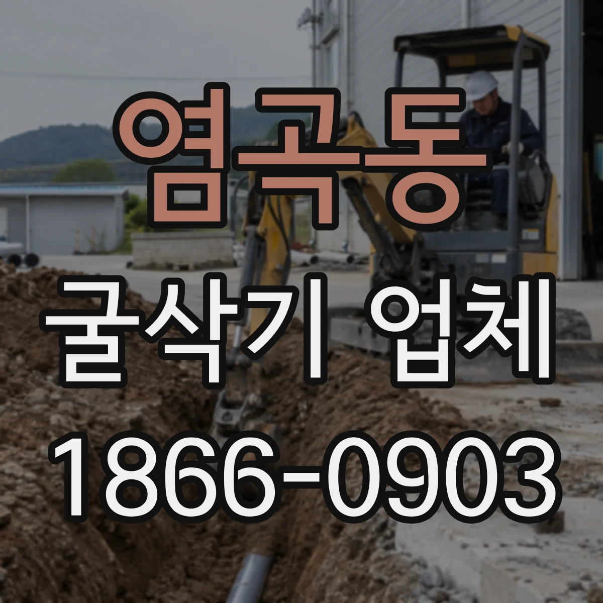 염곡동 굴삭기 업체