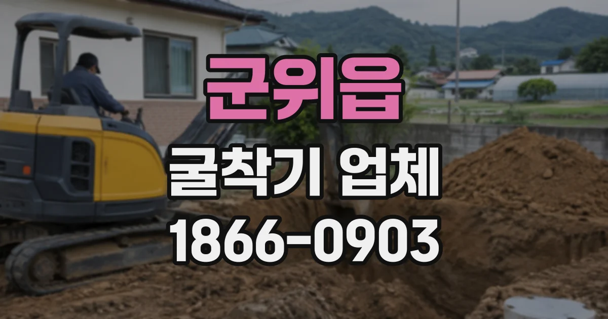 군위읍 굴착기업체