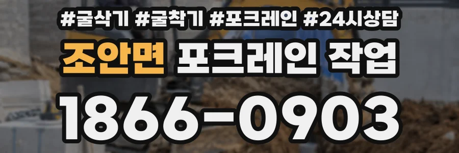 조안면 포크레인 작업