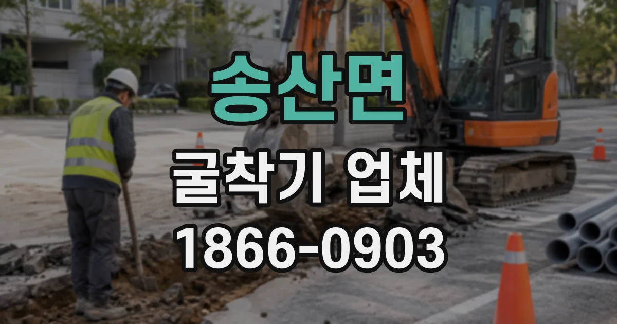 송산면 굴착기업체
