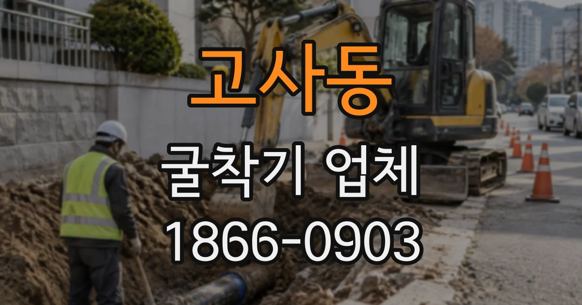 고사동 굴착기업체