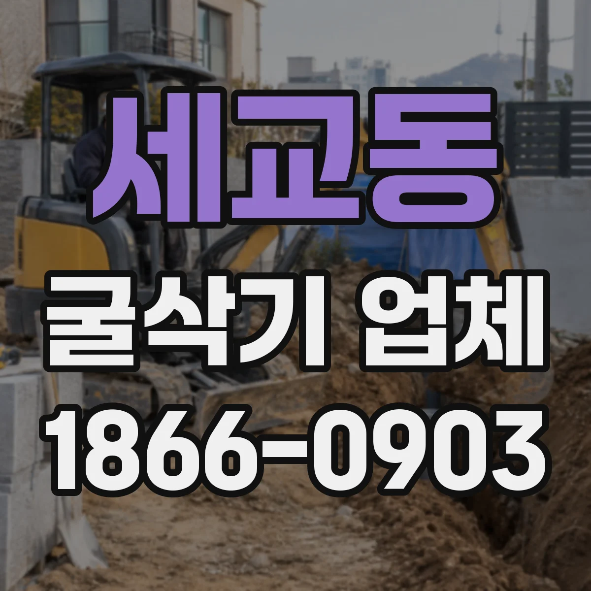 세교동 굴삭기 업체