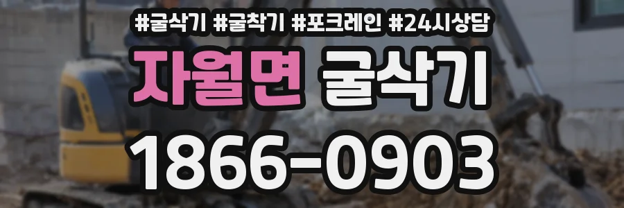 자월면 굴삭기