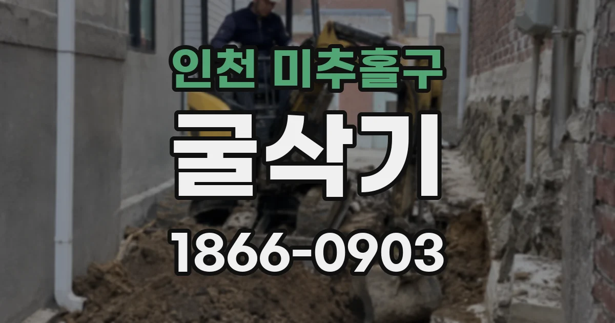 인천 미추홀구 굴삭기