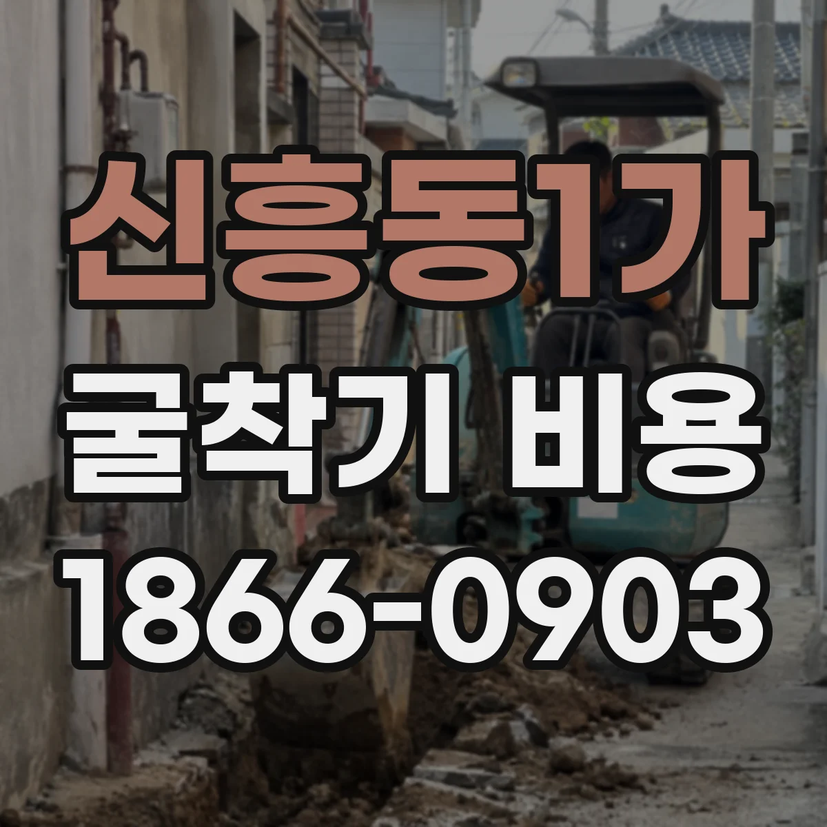 신흥동1가 굴착기 비용