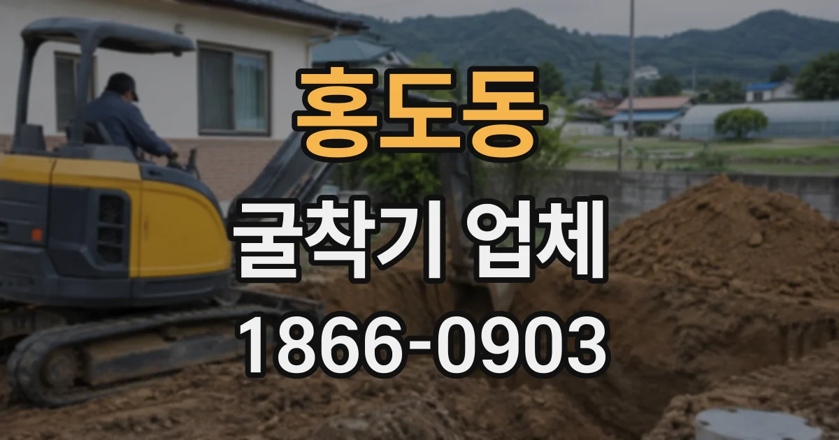 홍도동 굴착기업체