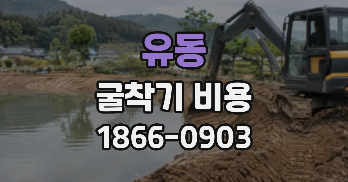 유동 굴착기비용