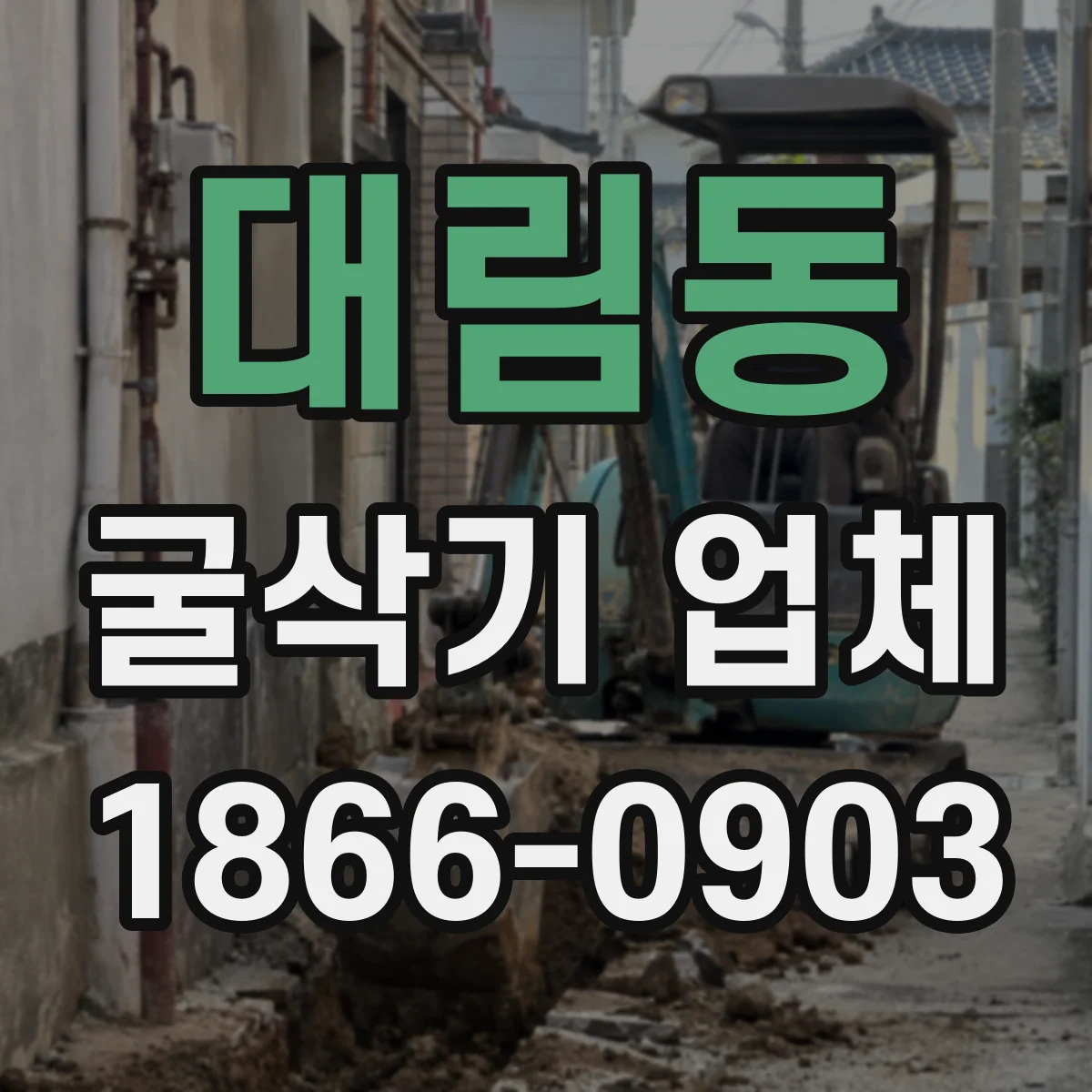 대림동 굴삭기 업체