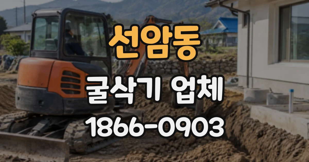 선암동 굴삭기업체