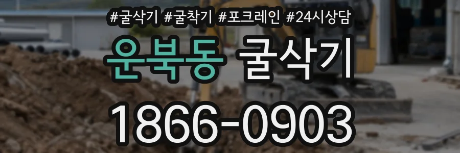 운북동 굴삭기
