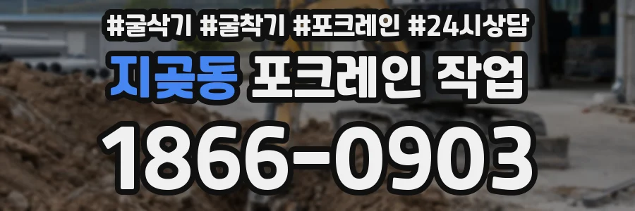 지곶동 포크레인 작업