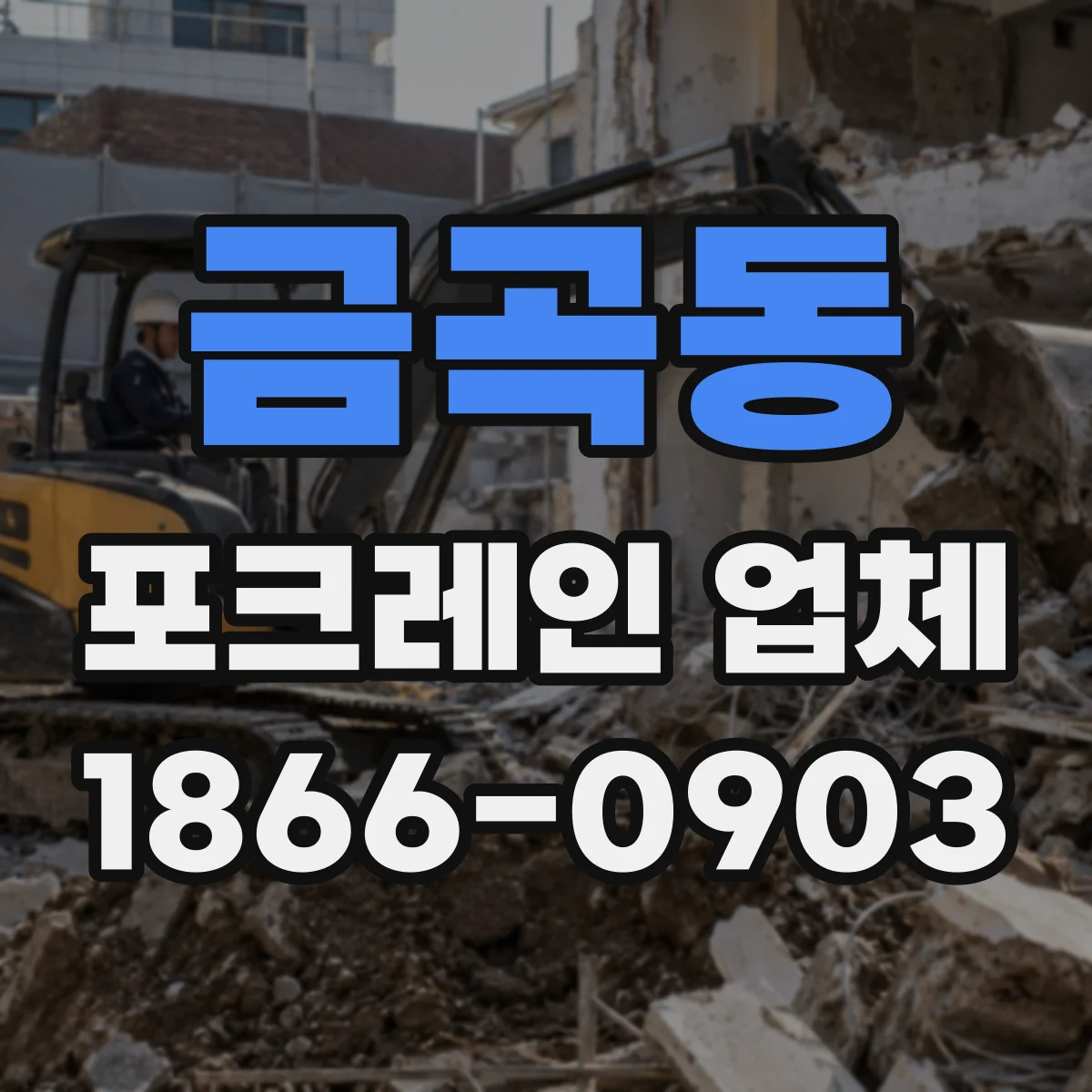 금곡동 포크레인 업체