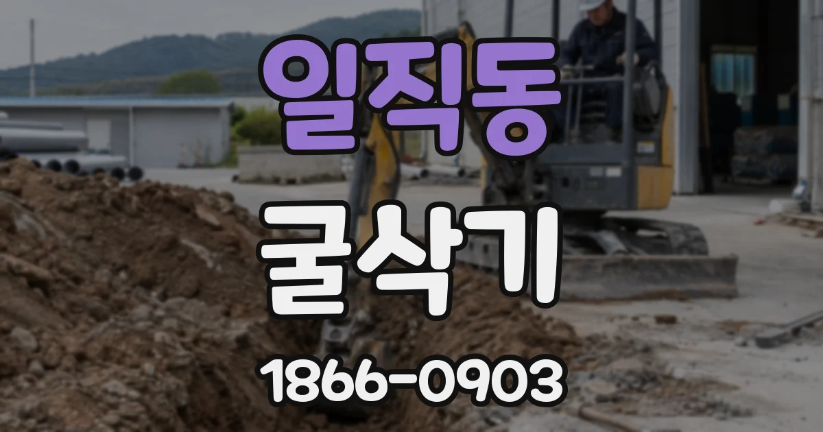 일직동 굴삭기