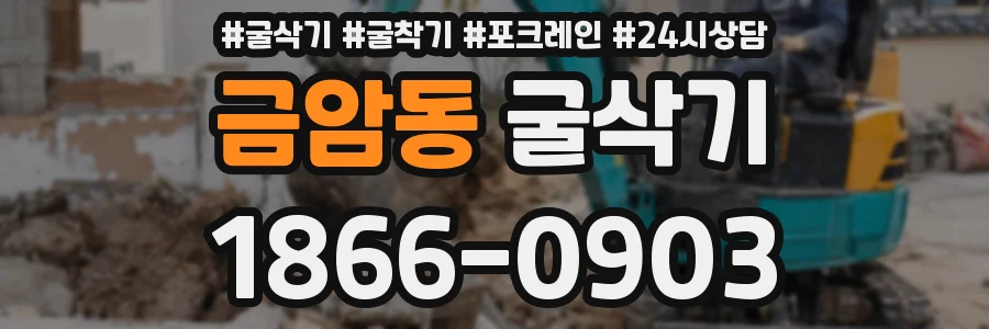 금암동 굴삭기