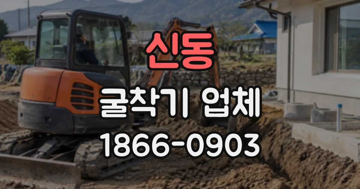 신동 굴착기업체