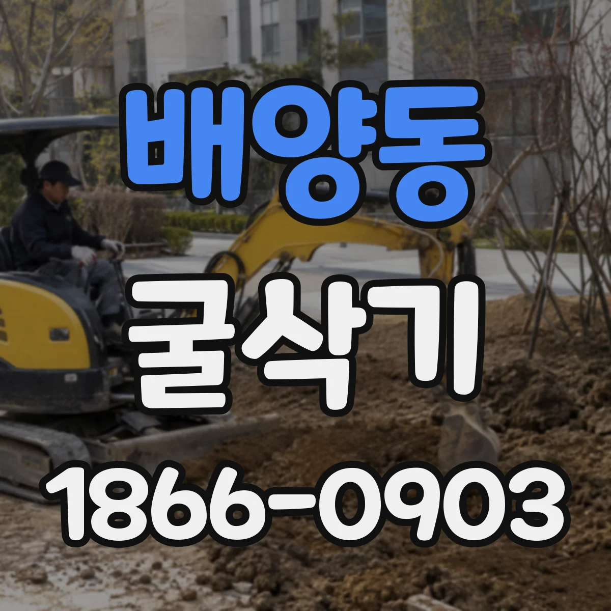 배양동 굴삭기