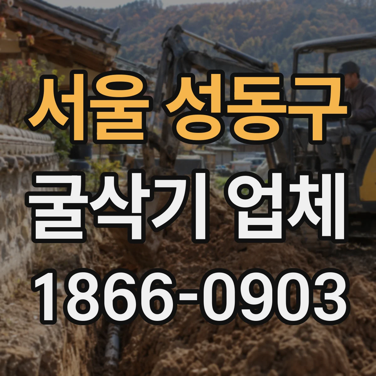 서울 성동구 굴삭기 업체